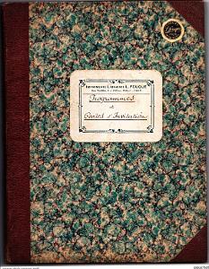 ORAN 1920 IMPRIMERIE LAURENT FOUQUE SPECIMENS PROGRAMMES ET CARTES